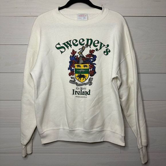 Vintage 80s Sweeney’s Ireland Pub Sweater Mens Size Large - Picture 2 of 6